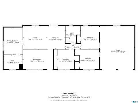 Floorplan - 199 Saragossa Rd, Jasper, AL 35503 photo 1 of 2