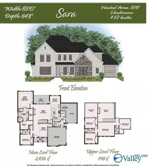 Sara Plan Sweetgrass Grove, Madison, AL 35756