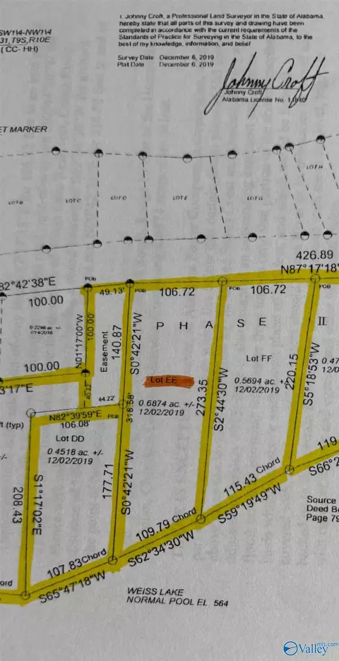 Ee Moneys Bend Road, Cedar Bluff, AL 35959