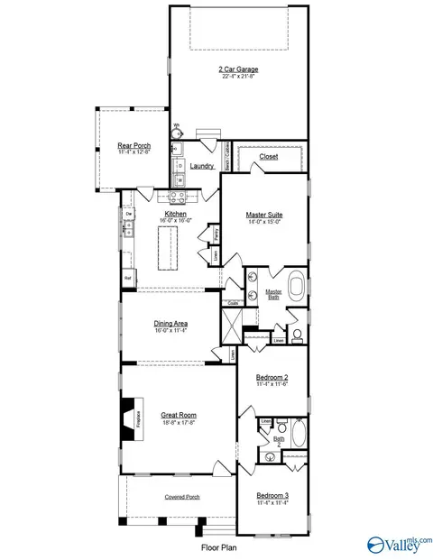 Floorplan - 244 Haystack Dr, Madison, AL 35757 photo 1 of 1
