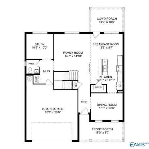 Floorplan - 2023 Raspberry Ln, Cullman, AL 35055 photo 1 of 3