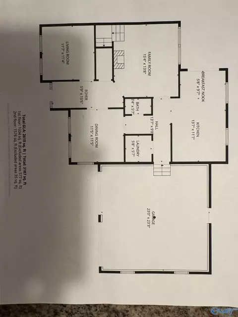 Floorplan - 280 County Road 1542, Eva, AL 35621 photo 1 of 2