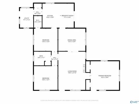 Floorplan - 3270 Spring St, Cedar Bluff, AL 35959 photo 1 of 1