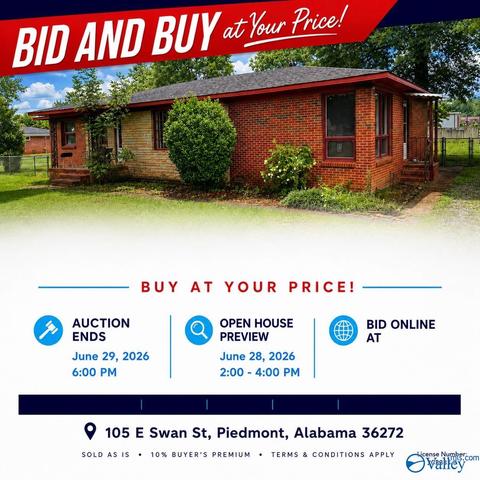 105 E Swann St, Piedmont, AL 36272