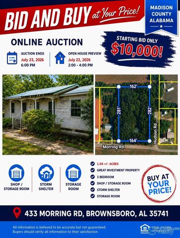 433 Morring Rd, Brownsboro, AL 35741