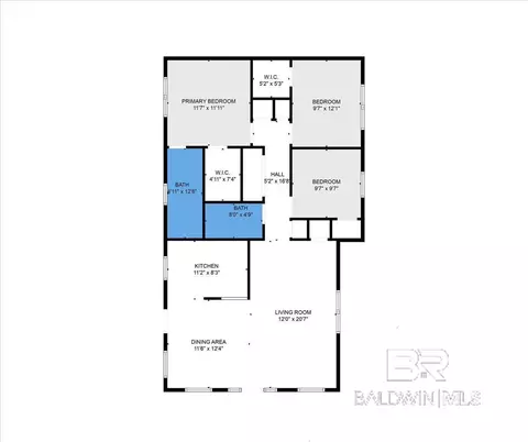 Floorplan - 3828 Mcgrue Ln, Mobile, AL 36605 photo 1 of 1