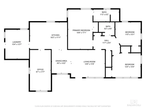 Floorplan - 5211 S Border Dr, Mobile, AL 36608 photo 1 of 1
