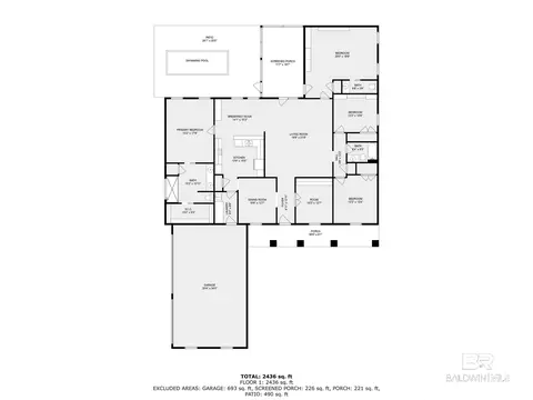 Floorplan - 10210 Lyttleton Loop, Lillian, AL 36549 photo 2 of 2