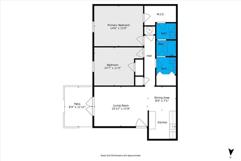 Floorplan - 3655 Old Shell Rd #712, Mobile, AL 36608 photo 1 of 1