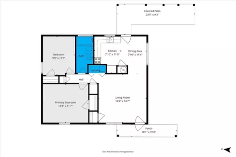 Floorplan - 14165 River Oaks Dr #A & B, Coden, AL 36523 photo 1 of 2