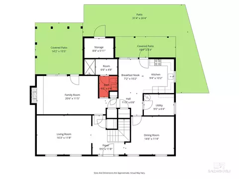 Floorplan - 511 N Wacker Ln, Mobile, AL 36608 photo 2 of 3