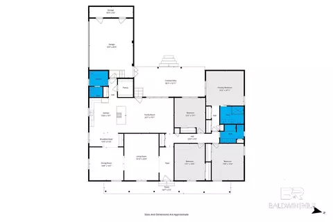 Floorplan - 301 E Indian Creek Dr, Mobile, AL 36607 photo 1 of 1