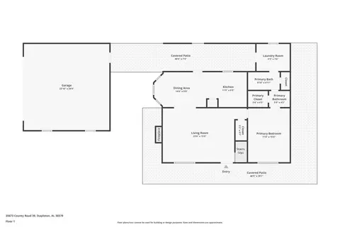 Floorplan - 35673 County Road 39, Stapleton, AL 36578 photo 4 of 5