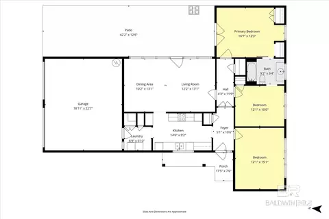Floorplan - 2255 Pratt Dr, Mobile, AL 36605 photo 1 of 1
