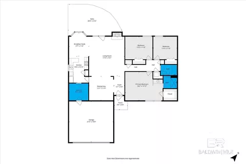 Floorplan - 2636 E Old Dobbin Dr, Mobile, AL 36695 photo 1 of 1
