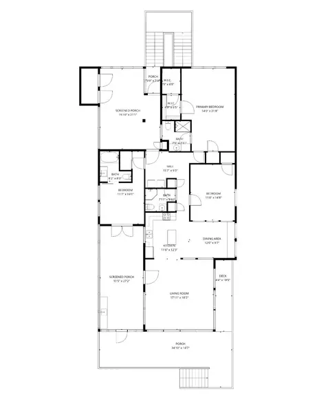 Floorplan - 9237 Shore Dr, Foley, AL 36535 photo 1 of 2