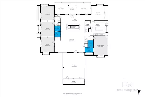 Floorplan - 3724 S Claridge Rd, Mobile, AL 36608 photo 1 of 1