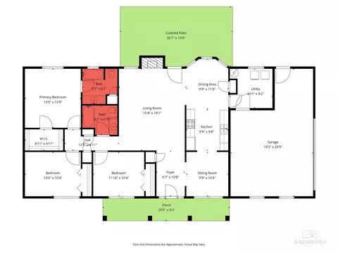 Floorplan - 2285 Bobwhite Ct, Mobile, AL 36695 photo 1 of 1