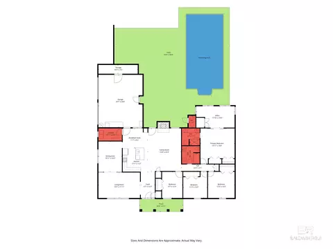 Floorplan - 6208 S Pine Needle Dr, Mobile, AL 36609 photo 1 of 1