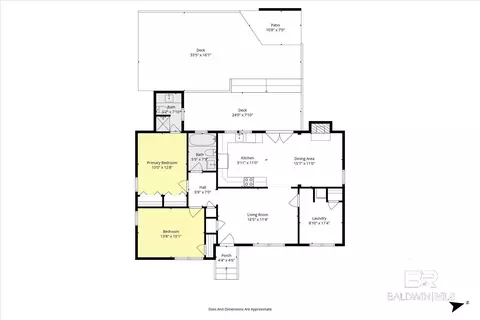 Floorplan - 251 N Wacker Ln, Mobile, AL 36608 photo 1 of 1