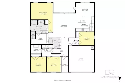 Floorplan - 8387 Calgary Dr, Mobile, AL 36695 photo 1 of 1