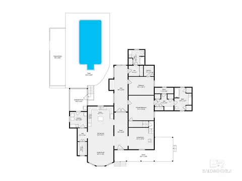 Floorplan - 17501 Francis Harrell Rd # A, Elberta, AL 36530 photo 1 of 4