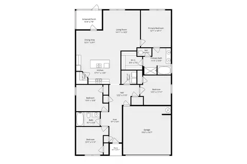 Floorplan - 32030 Terranova Loop, Lillian, AL 36549 photo 1 of 2