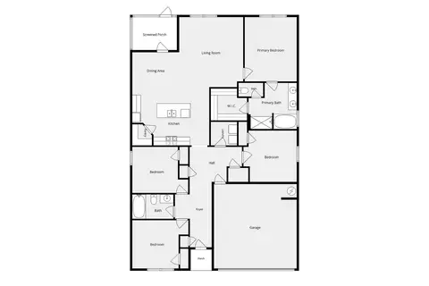 Floorplan - 32030 Terranova Loop, Lillian, AL 36549 photo 2 of 2