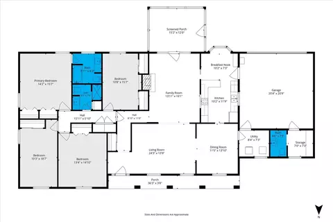 Floorplan - 3811 S Ashley Dr, Mobile, AL 36608 photo 1 of 1