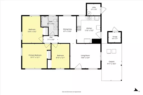 Floorplan - 458 Yevonne Curv, Mobile, AL 36609 photo 1 of 1