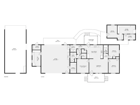 Floorplan - 483 Elberta Loop, Lillian, AL 36549 photo 2 of 4