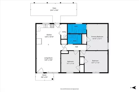 Floorplan - 14165 River Oaks Dr, Coden, AL 36523 photo 2 of 2