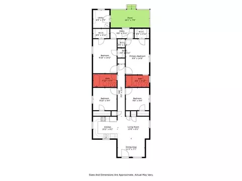 Floorplan - 62 11th Ave, Chickasaw, AL 36611 photo 1 of 1