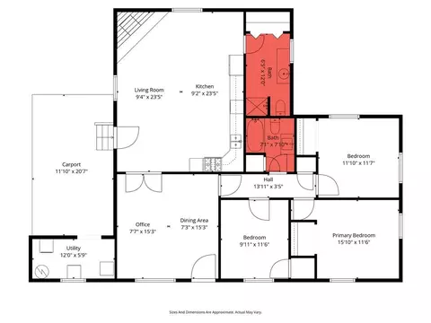 Floorplan - 5751 Howells Ferry Rd, Mobile, AL 36618 photo 1 of 1