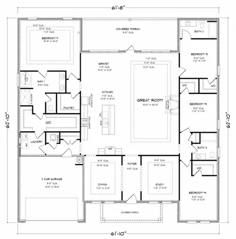 Floorplan - 11931 Jeff Hamilton Rd, Mobile, AL 36695 photo 1 of 1