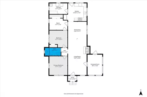 Floorplan - 2716 Edgewood St, Mobile, AL 36607 photo 1 of 1