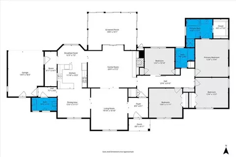 Floorplan - 3806 Claridge Rd N, Mobile, AL 36608 photo 1 of 1