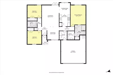 Floorplan - 2205 Spring Grv E, Mobile, AL 36695 photo 1 of 1