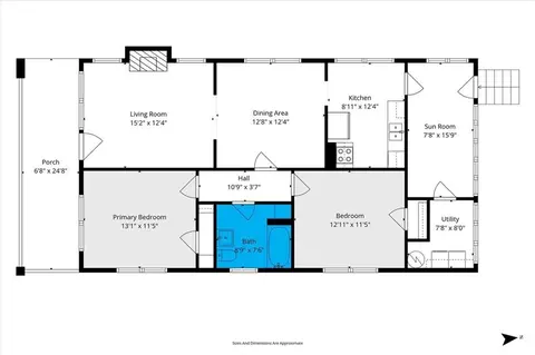 Floorplan - 1150 Old Shell Rd, Mobile, AL 36604 photo 1 of 1
