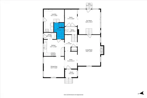 Floorplan - 173 Hannon Ave, Mobile, AL 36604 photo 2 of 3