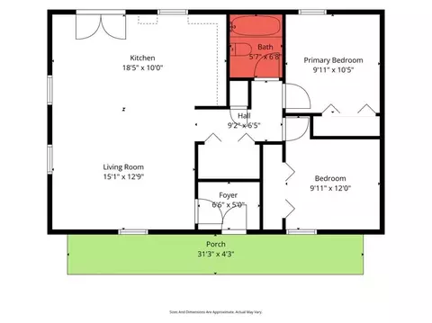 Floorplan - 6600 Lori Dr S, Mobile, AL 36608 photo 1 of 1