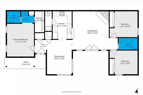 Floorplan - 1805 Spring Brook Ct, Mobile, AL 36609 photo 1 of 1