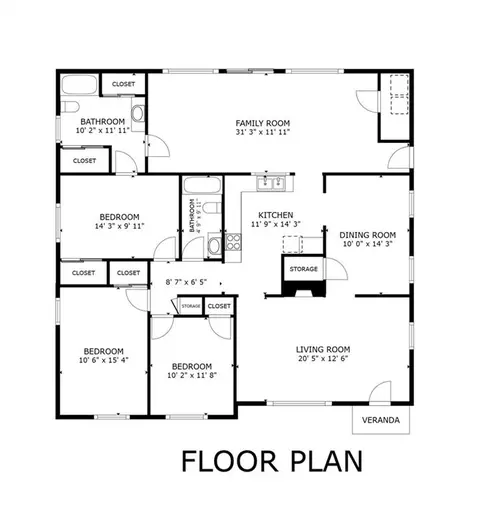 Floorplan - 4904 Mercedes Rd, Mobile, AL 36618 photo 1 of 1