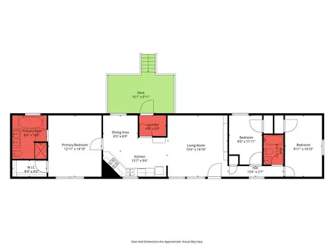 Floorplan - 6878 March Pointe Dr E, Theodore, AL 36582 photo 1 of 1