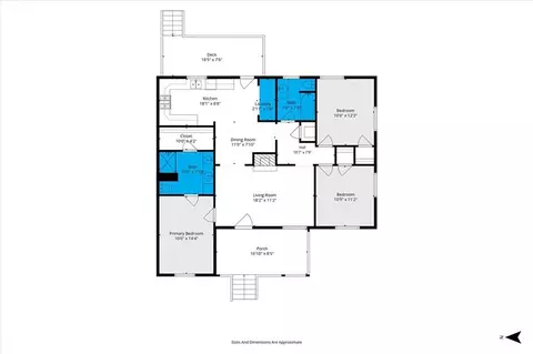 Floorplan - 204 Border Dr E, Mobile, AL 36608 photo 1 of 1