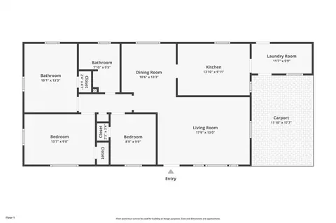 Floorplan - 2204 David Dr, Mobile, AL 36605 photo 1 of 1