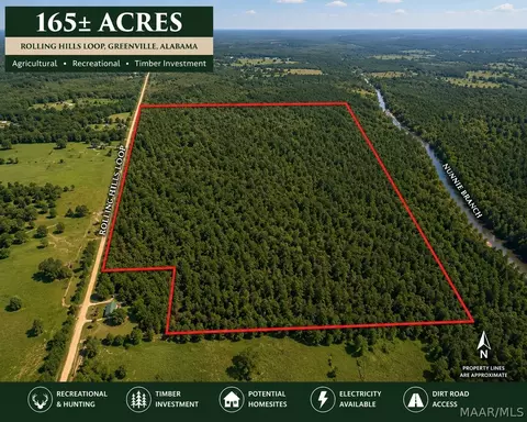 0 Rolling Hills Loop, Greenville, AL 36037
