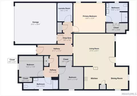 Floorplan - 375 Kohn Dr, Millbrook, AL 36054 photo 1 of 1