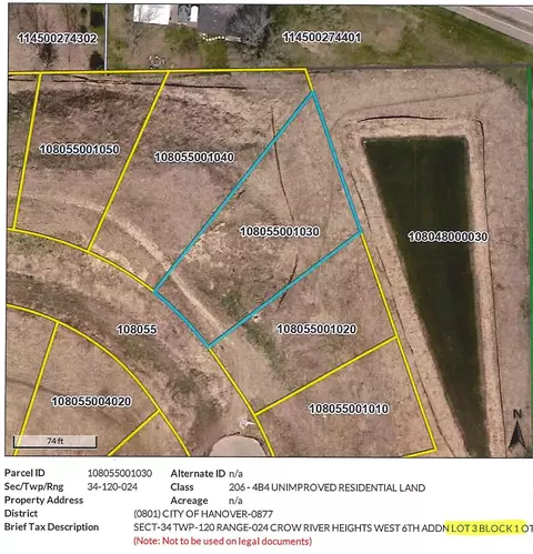 lot3 Block 1 Jasmine Ave NE, Hanover, MN 55341