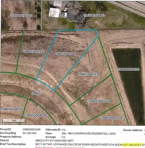 lot4 Block 1 Jasmine Ave NE, Hanover, MN 55341